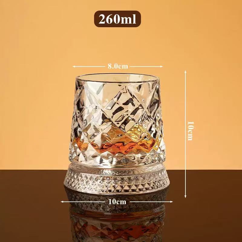 Crystal Glassware Set - Elegant Drinking Glasses for Wine, Whisky, Water · Premium Lead-Free Crystal Tum