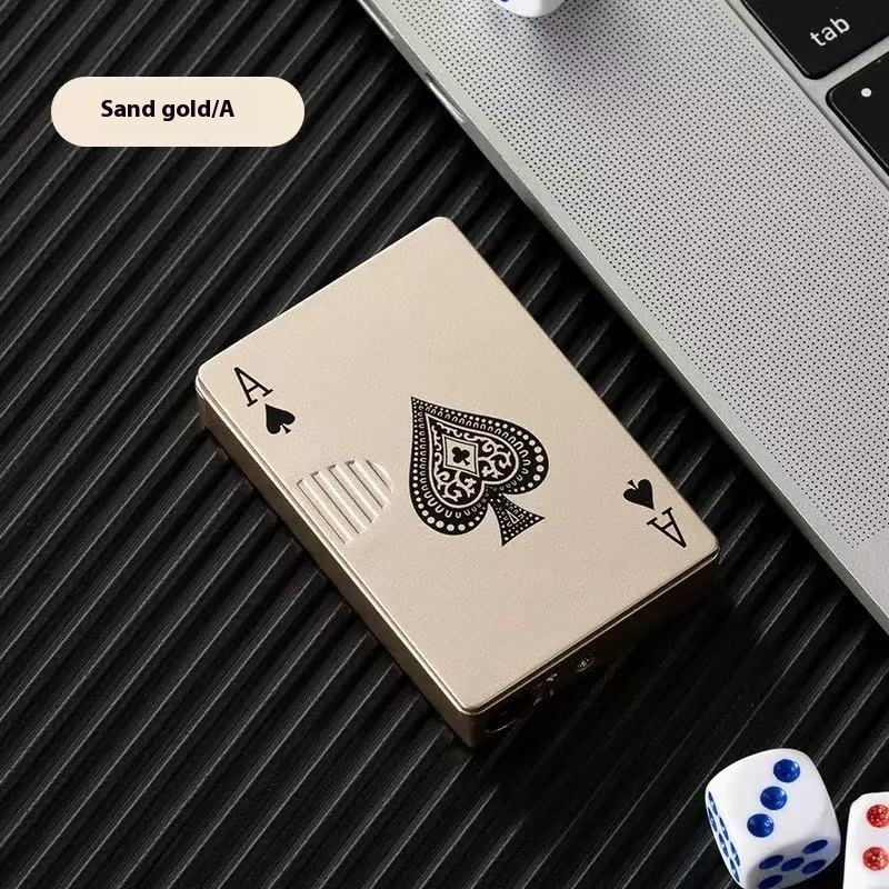 Unique Poker Card Design Lighter - No Butane, Pure Style