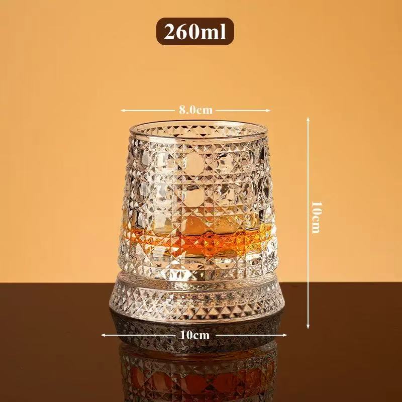 Crystal Glassware Set - Elegant Drinking Glasses for Wine, Whisky, Water · Premium Lead-Free Crystal Tum
