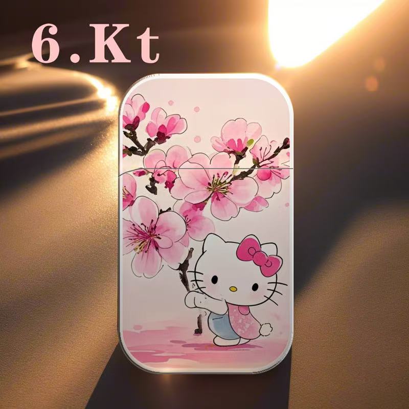 [Cute Cartoon Inflatable Lighter Kitty Windproof (Without Butane Gas)