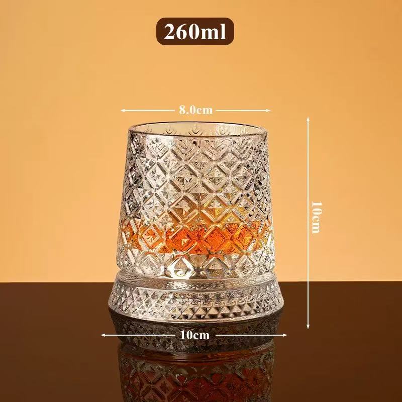 Crystal Glassware Set - Elegant Drinking Glasses for Wine, Whisky, Water · Premium Lead-Free Crystal Tum