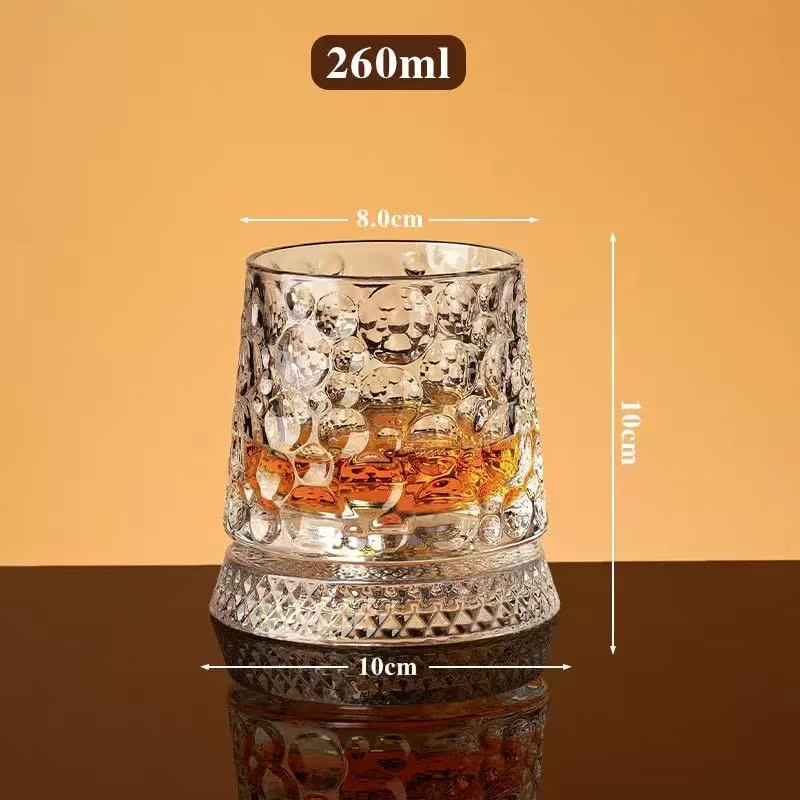 Crystal Glassware Set - Elegant Drinking Glasses for Wine, Whisky, Water · Premium Lead-Free Crystal Tum