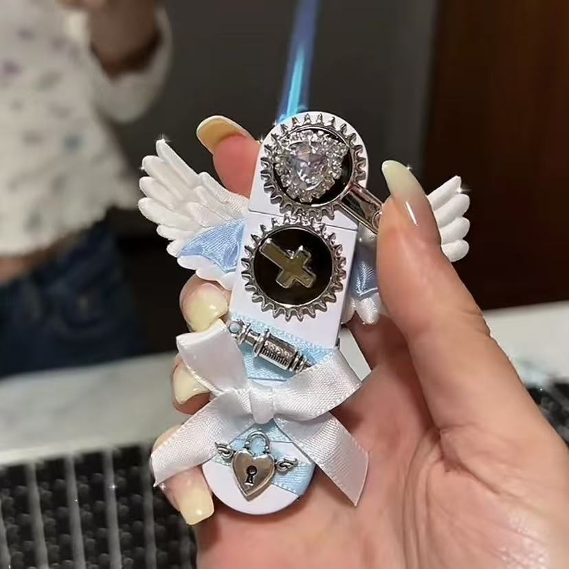 Handmade Angel Lighter&nbsp; Mini White