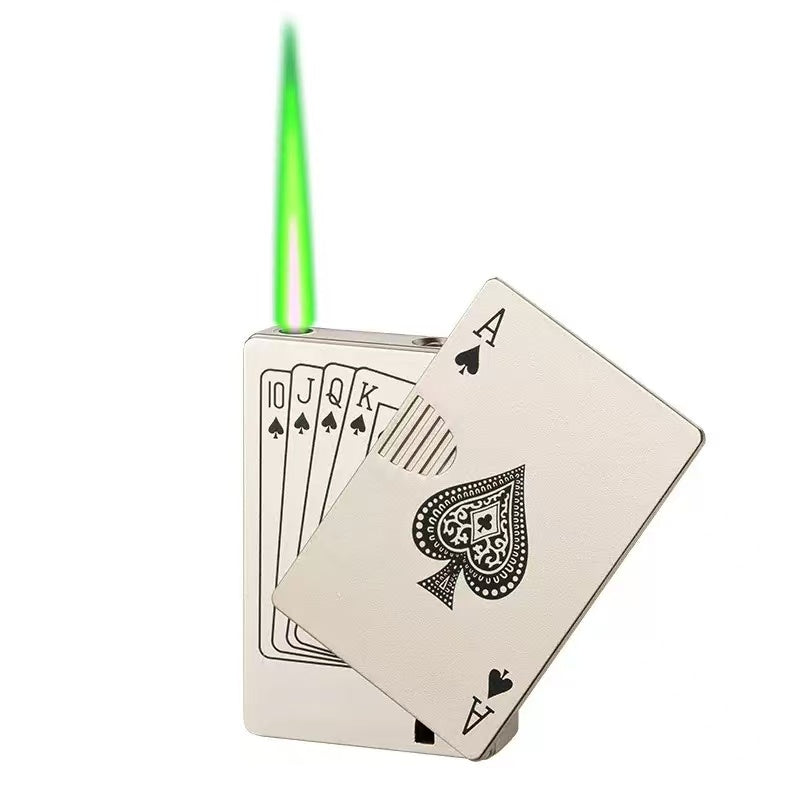 Unique Poker Card Design Lighter - No Butane, Pure Style