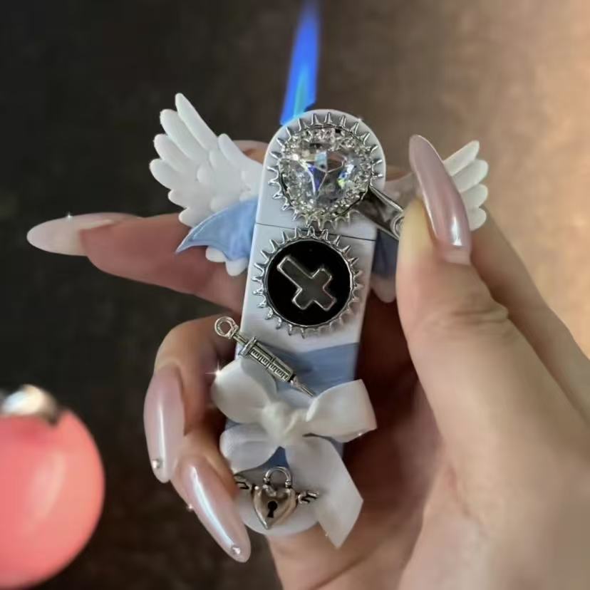 Handmade Angel Lighter&nbsp; Mini White