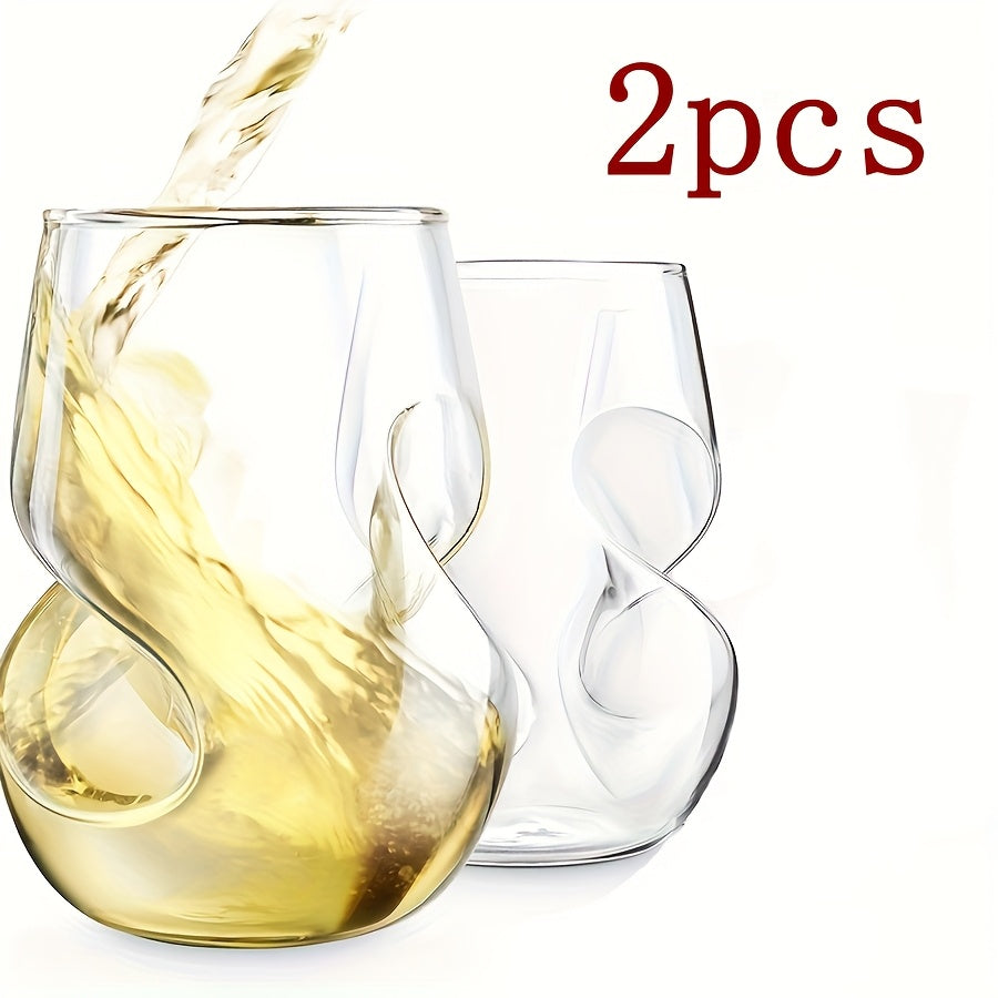 Two-Pack/Four-Pack/Six-Pack, Creative Japanese Cocktail Glasses For Home Use Water Cup Tea Glass Beer Mug Twist Glass Whiskey Tumbler