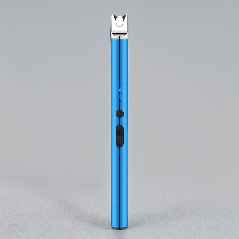 [Extended Candle Lighter] Rechargeable Arc Lighter | USB Electronic Lighter with LED Display | Outdoor Kitchen Tool for Candles, Gas Stoves, Camping, Barbecue